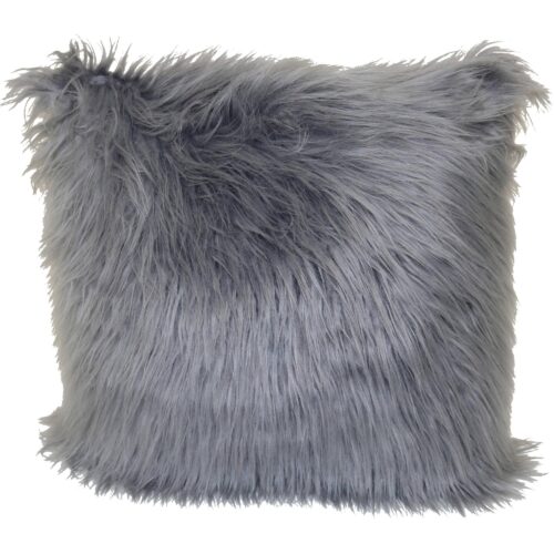Better Homes and Gardens Grey Angora Pillow